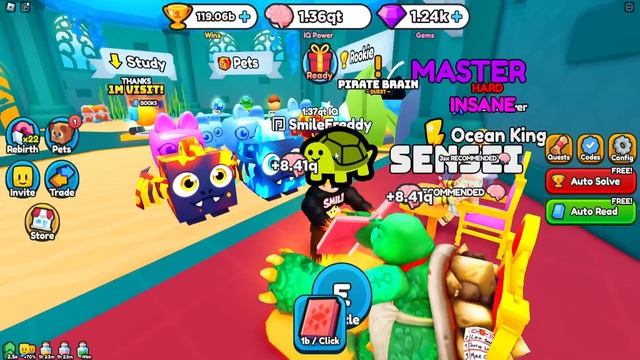 Я ПОБЕДИЛ САМОГО УМНОГО БОССА СЕНСЕЯ в IQ Wars Simulator РОБЛОКС смотреть онлайн