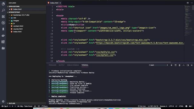 Web Dev: Deploy Website with Firebase Hosting смотреть онлайн
