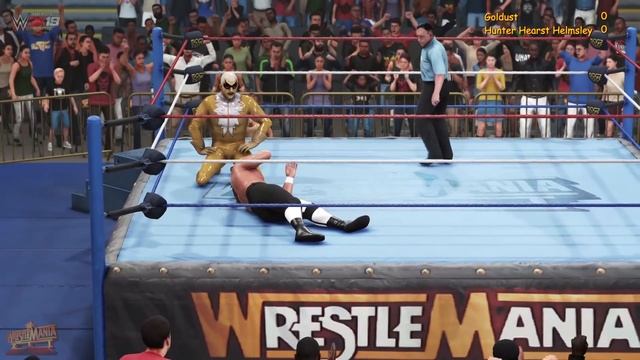 ⭐MOD WORLD PREMIERE⭐ Goldust w./ Marlena VS. Hunter Hearst Helmsley [WWE2K19 Gameplay] смотреть онлайн