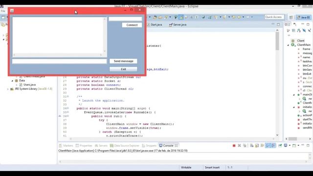 Chat Java Swing (Thread Socket) смотреть онлайн