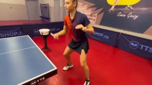 Настольный теннис. Техника. Урок 3. Накат слева.