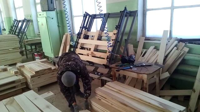 Производство поддонов (сборка поддона на нашем оборудовании - звоните)