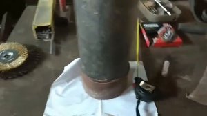 разметка газового баллона, труб дымохода