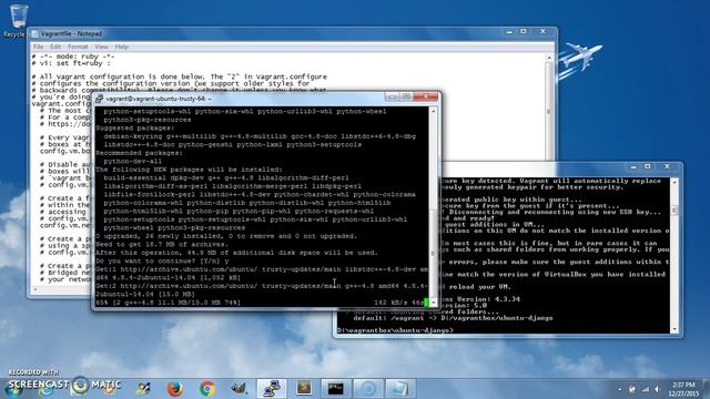 setup Python Django webframework on VirtualBox, Vagrant, and Ubuntu Trusty 64bit смотреть онлайн