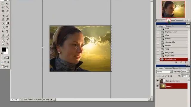 Замена фона в Photoshop смотреть онлайн