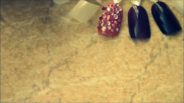Дизайн ногтей со стразами #1 / Nail Design with rhinestones #1 смотреть онлайн