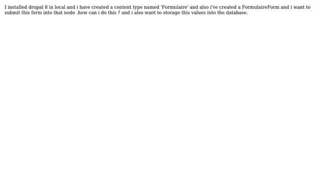 Drupal: How can I submit a form into a node and save it in the database? смотреть онлайн