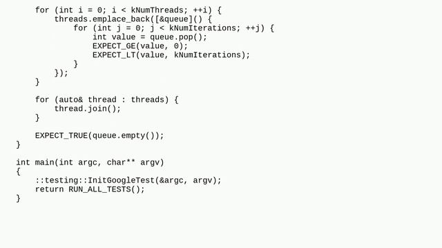 ThreadSafe std::queue смотреть онлайн