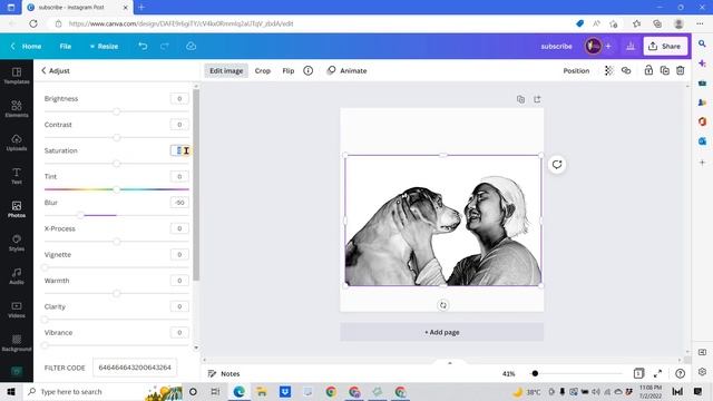 HOW TO TURN PHOTO INTO PENCIL SKETCH USING CANVA | CANVA TUTORIAL | AVITHERESETALK смотреть онлайн