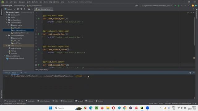 Grouping Tests in PyTest (PyTest - Part 17) смотреть онлайн