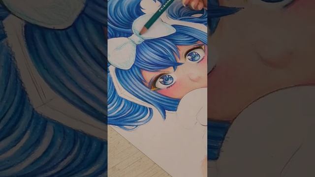 Drawing Miku (part 4) #shorts #explore #anime #art #animeart #vocaloid смотреть онлайн