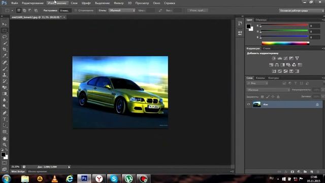 Как изменить размер картинки в Adobe Photoshop смотреть онлайн
