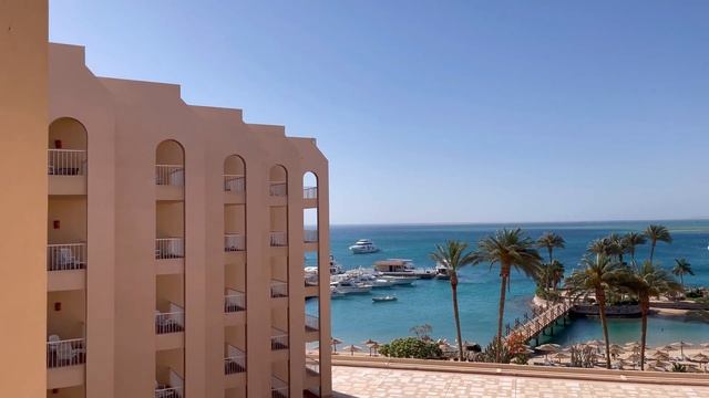 Marriott 5* Hurghada, Egypt - hotel surroundings and views смотреть онлайн