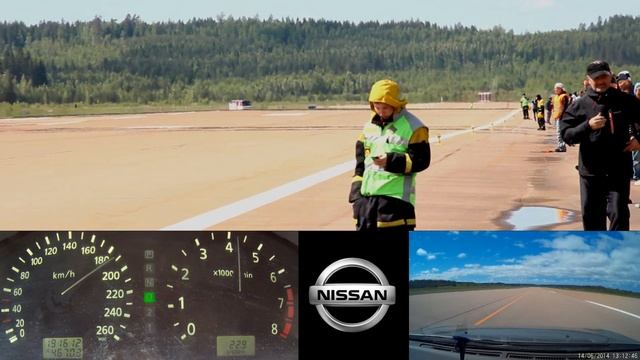 Nissan Maxima 3.0l 2003 - 1609m Halli airstrip 14.6.2014 смотреть онлайн