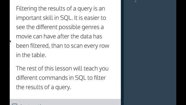 Select Distinct, Learn SQL, Codecademy, Queries смотреть онлайн