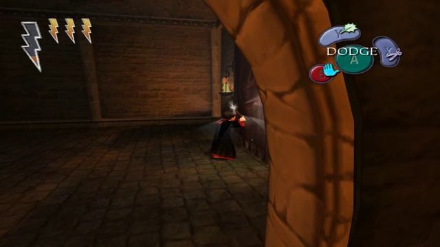 Harry Potter And The Sorcerer's Stone - Walkthrough Part 10: Incendio Challenge [Gamecube]