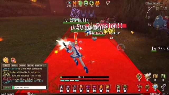 [Toram Online] Bowgun Solo vs Buff Eripmav 275 (no consumables buff, 1 health) смотреть онлайн