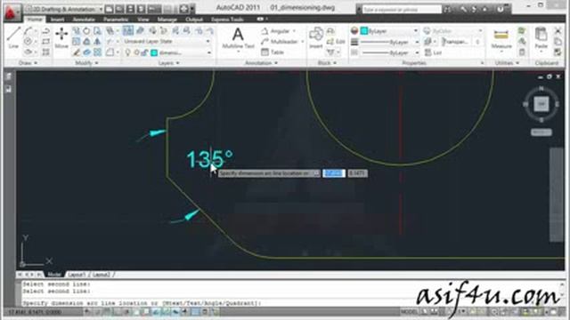 AutoCAD Essential Training 64 Dimension смотреть онлайн
