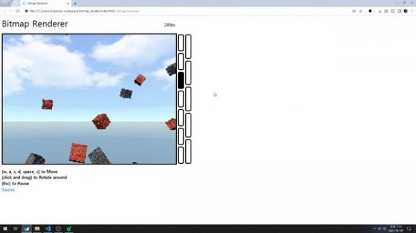 3D Software Rendering in HTML Canvas with Javascript