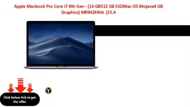 Apple Macbook Pro Core I7 8th Gen - (16 GB512 GB SSDMac OS Mojave4 GB Graphics) MR942HNA  (15.4