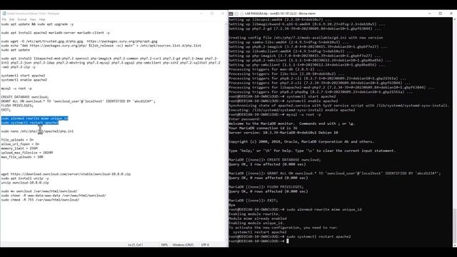 Como instalar owncloud en Debian Server 10 смотреть онлайн
