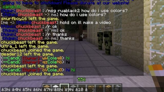 Minecraft Color Codes смотреть онлайн