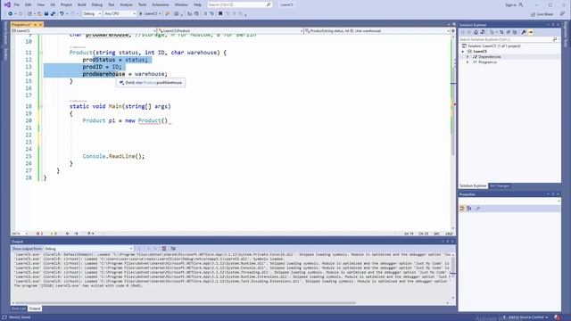 C# OO - 10 - Constructor Parameters смотреть онлайн
