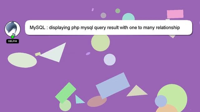 MySQL : displaying php mysql query result with one to many relationship смотреть онлайн