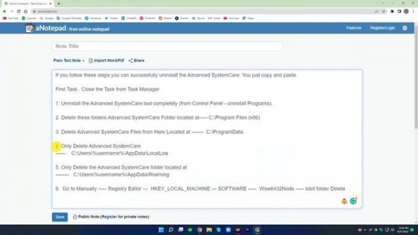 How to Completely Uninstall Advanced Systemcare 15 From Pc
