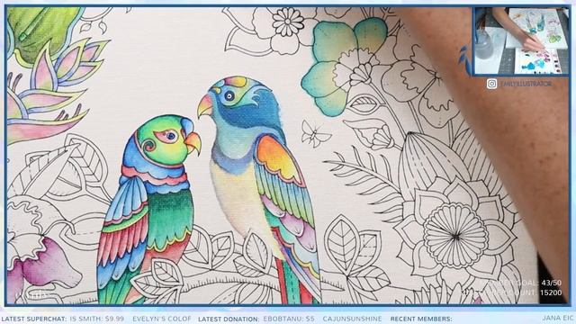{LIVESTREAM} Coloring Canvas Painting смотреть онлайн