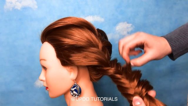 ?Простые прически, которые легко сделать себе?QUICK AND EASY HAIRSTYLES ?Back to School Hairstyle? смотреть онлайн