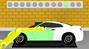 Развивающие мультики про машинки. Учим цвета – автовоз, покраска машин