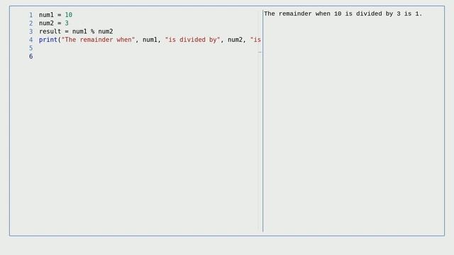 Python - Math Operators: Modulo смотреть онлайн