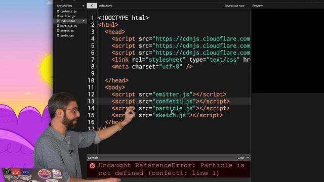4.3: Particle Systems with Inheritance - The Nature of Code смотреть онлайн