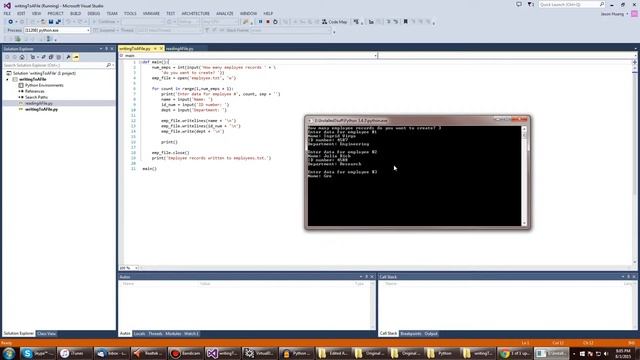 Python - Writing To a File смотреть онлайн