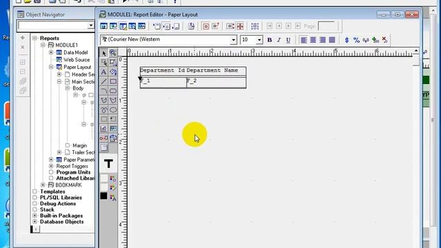 Manualy Create a Tabular Report in Oracle 10g смотреть онлайн