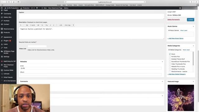 Wordpress Tutorial - Attach a Thumbnail Image to an Audio File смотреть онлайн