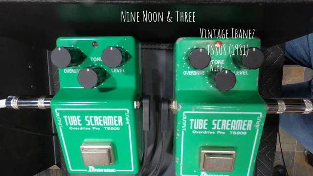 Current Ibanez TS808 Reissue / Vintage Ibanez TS808 (1981) Tube Screamer Shoot-Out! смотреть онлайн