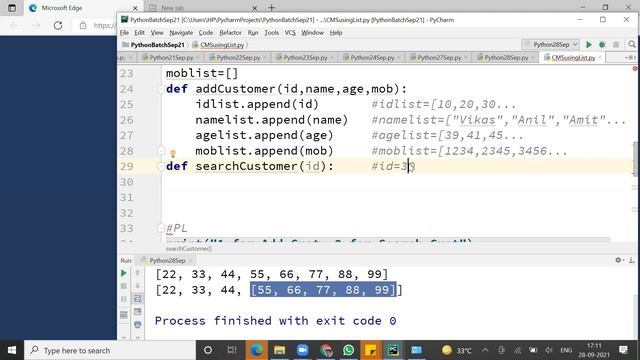 Python CMS using List смотреть онлайн