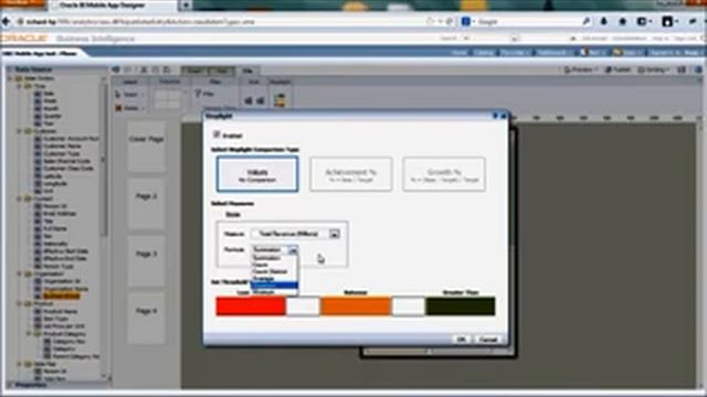 Oracle BI Mobile App Designer Features Demonstration смотреть онлайн