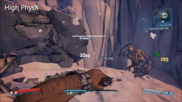Borderlands 2 - Low vs High PhysX Overview + Comparison смотреть онлайн