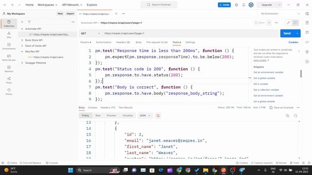 Basics of API Testing Using Postman – How to use API Testing in Postman смотреть онлайн