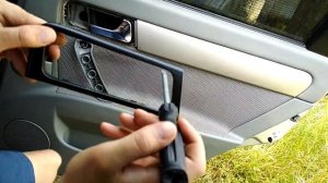 Снятие обшивки и внешней ручки задней двери шевроле лачетти