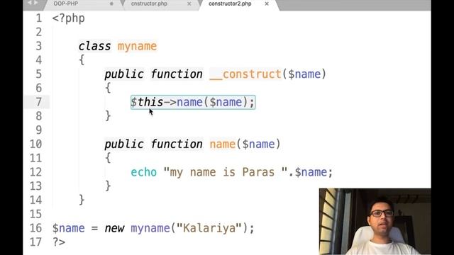What is Constructor and Destructor in PHP | lecture -11|Atmiya University смотреть онлайн