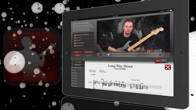Free JamPlay Guitar Lessons iPad App смотреть онлайн