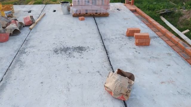 Закладка плит перекрытия цоколя | Обкладываем по периметру кирпичом плиты цоколя смотреть онлайн