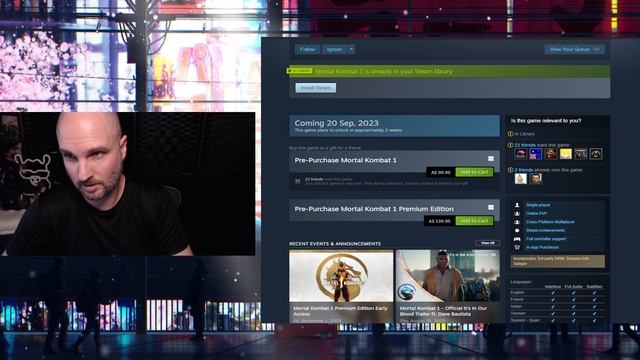 CROSS-PLATFORM Multiplayer For Mortal Kombat 1 INCLUDING PC смотреть онлайн