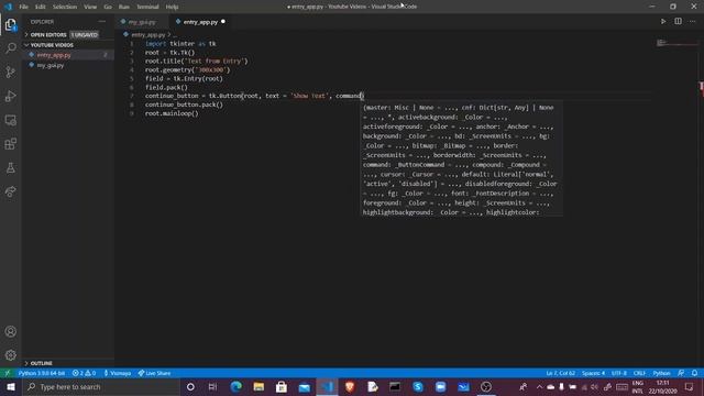 How to Make GUIs for Python Apps | Episode 4: Tkinter Entries смотреть онлайн