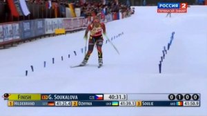 Биатлон. Женщины. Индивидуальная гонка. 15 км [10.01.2014]