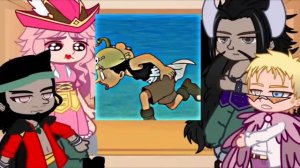 One Piece Villains Reacts To Zoro // Gacha Club